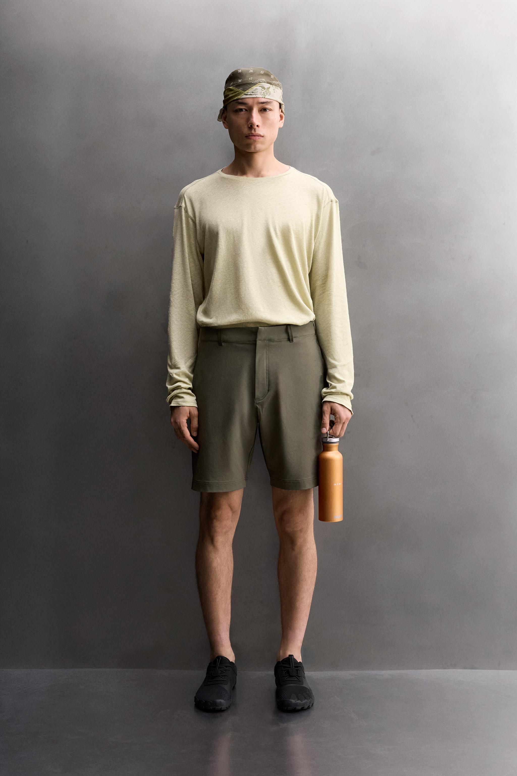 LIGHTWEIGHT LINEN COTTON BLEND T-SHIRT